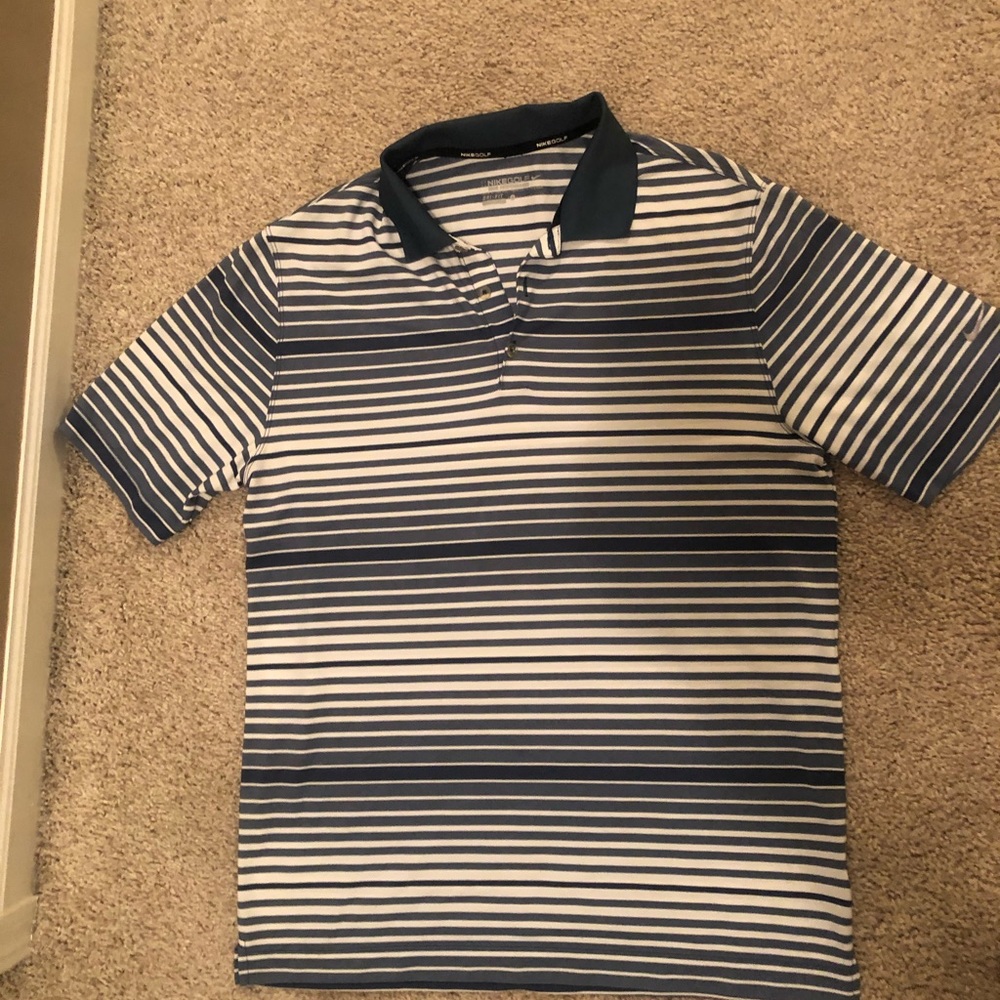 Blue/Gray Nike golf shirt size large men’s